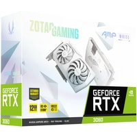 Видеокарта ZOTAC GeForce RTX 3060 AMP White Edition 12GB GDDR6 ZT-A30600F-10P