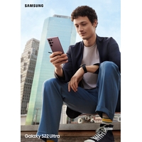 Смартфон Samsung Galaxy S22 Ultra 5G SM-S908B/DS 8GB/128GB (бургунди)