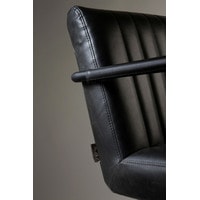 Интерьерное кресло Dutchbone Stitched (черный) в Солигорске