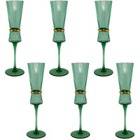 Набор бокалов для шампанского Lenardi Olimp 121-026