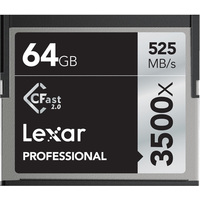 Карта памяти Lexar Professional 3500x CFast 2.0 LC64GCRB3500 64GB