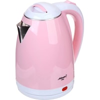 Электрический чайник Atlanta ATH-2437 (розовый/белый)