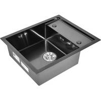 Кухонная мойка Gerhans K36050B-X (черный)