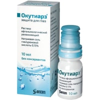 Препараты для лечения заболеваний глаз и ушей Santen Окутиарз капли, 10 мл.