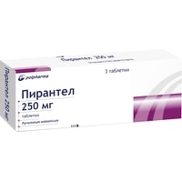 Препарат для лечения заболеваний ЖКТ Polpharma Пирантел, 250 мг, банка 3 табл.