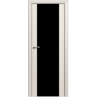 Межкомнатная дверь ProfilDoors 8U L 60x200 (магнолия сатинат/триплекс черный)