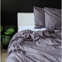 Постельное белье Homely Graphite Stripe (1.5-спальный наволочка 50x70)