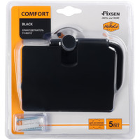 Держатель для туалетной бумаги Fixsen Comfort black FX-86010