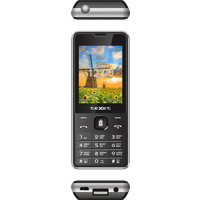 Кнопочный телефон TeXet TM-D227 (черный-серебристый)