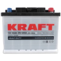 Автомобильный аккумулятор KRAFT 60 R KR60.0