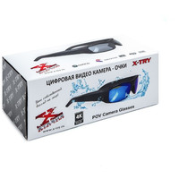 Очки-камера X-try XTG443 UHD Real 4K 128Gb Indigo