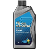 Трансмиссионное масло S-OIL SEVEN GEAR HD 75W-90 1л