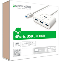 USB-хаб  Ugreen CR113 20283 (белый)