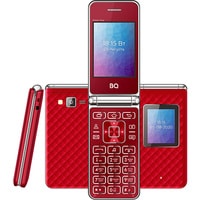 Кнопочный телефон BQ-Mobile BQ-2446 Dream Duo (красный)