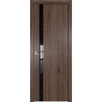 Межкомнатная дверь ProfilDoors 6ZN 90x200 (салинас темный/стекло черный лак)