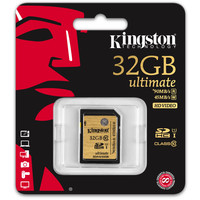 Карта памяти Kingston SDHC Ultimate UHS-I U1 (Class 10) 32GB (SDA10/32GB)