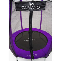 Батут Calviano Outside Master Purple 140 см - 4.5ft (внешняя сетка, складной, без лестницы)