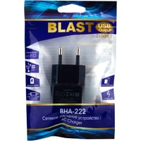 Сетевое зарядное Blast BHA-222 (черный)