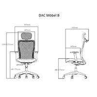 Кресло DAC Mobel B (черный)