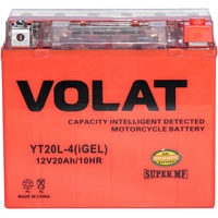 Мотоциклетный аккумулятор VOLAT YT20L-4(iGEL) (20 А·ч)