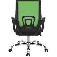 Кресло LoftyHome Staff (черный/зеленый)
