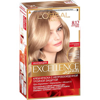Крем-краска для волос L'Oreal Excellence 8.12 Мистический блонд