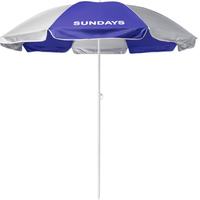 Пляжный зонт Sundays HYB1812 (синий/серебристый)