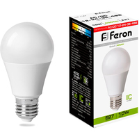 Светодиодная лампочка Feron LB-192 Шар E27 10W 4000K 38265