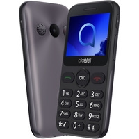 Кнопочный телефон Alcatel 2019G (темно-серый)