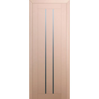 Межкомнатная дверь ProfilDoors 49U R 60x200 (капучино сатинат/стекло графит)