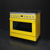 Кухонная плита Smeg Portofino CPF9GMYW (желтый)