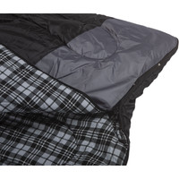 Спальный мешок Indiana Vermont (левая молния, серый/черный)