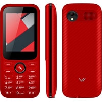 Кнопочный телефон Vertex D555 (красный)