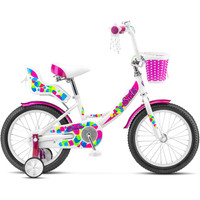 Детский велосипед Stels Echo 16 V020 2024 (белый/розовый)