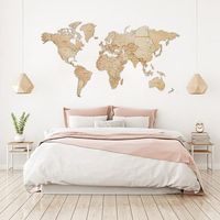 Пазл Woodary Карта мира на английском языке L 3193