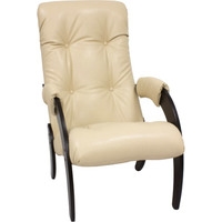 Интерьерное кресло Комфорт 61 (искусственная кожа, polaris beige/венге)