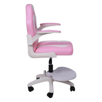 Кресло AksHome Jasmine white (ткань, розовый)