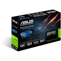 Видеокарта ASUS GeForce GTX 750 Ti OC 2GB GDDR5 (GTX750TI-OC-2GD5)