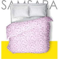 Постельное белье Samsara Завитки розовые 147По-10 153x215 (1.5-спальный)