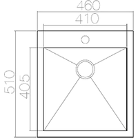 Кухонная мойка Asil AS 217 F (матовая, 1.2 мм)