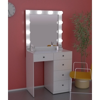 Туалетный столик с зеркалом Мир Мебели SV-06W