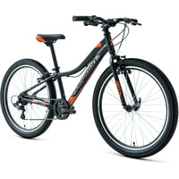 Велосипед Forward Twister 24 1.0 2021 (черный)