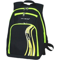 Школьный рюкзак Rise М-254 (черный/зеленый)
