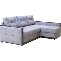 Угловой диван Савлуков-Мебель Жаклин 225x160 (угловой, серый)