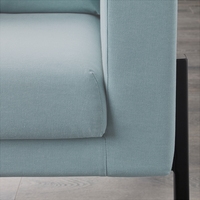 Интерьерное кресло Ikea Коарп (оррста голубой/черный) 092.217.47