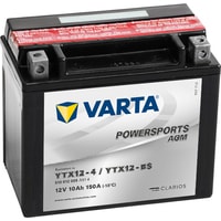 Мотоциклетный аккумулятор Varta Powersport AGM YTX12-BS 510 012 009 (10 А·ч)