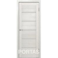 Межкомнатная дверь Portas S22 60x200 (французский дуб, стекло мателюкс матовое)
