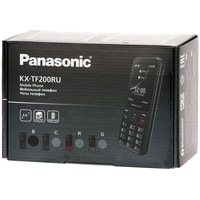 Кнопочный телефон Panasonic KX-TF200RU (черный)