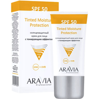 Крем солнцезащитный Aravia Tinted Moisture Protection SPF 50 50 мл