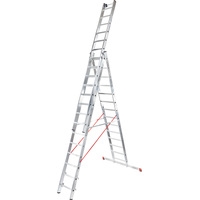 Лестница-стремянка Новая высота NV 523 трёхсекционная индустриальная 3x9 ступеней